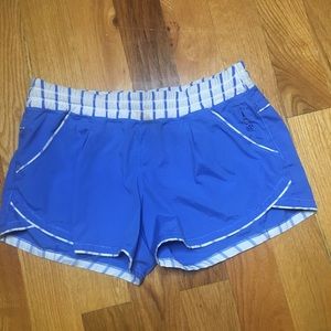 Free reign short, pipe dream blue/deauville stripe